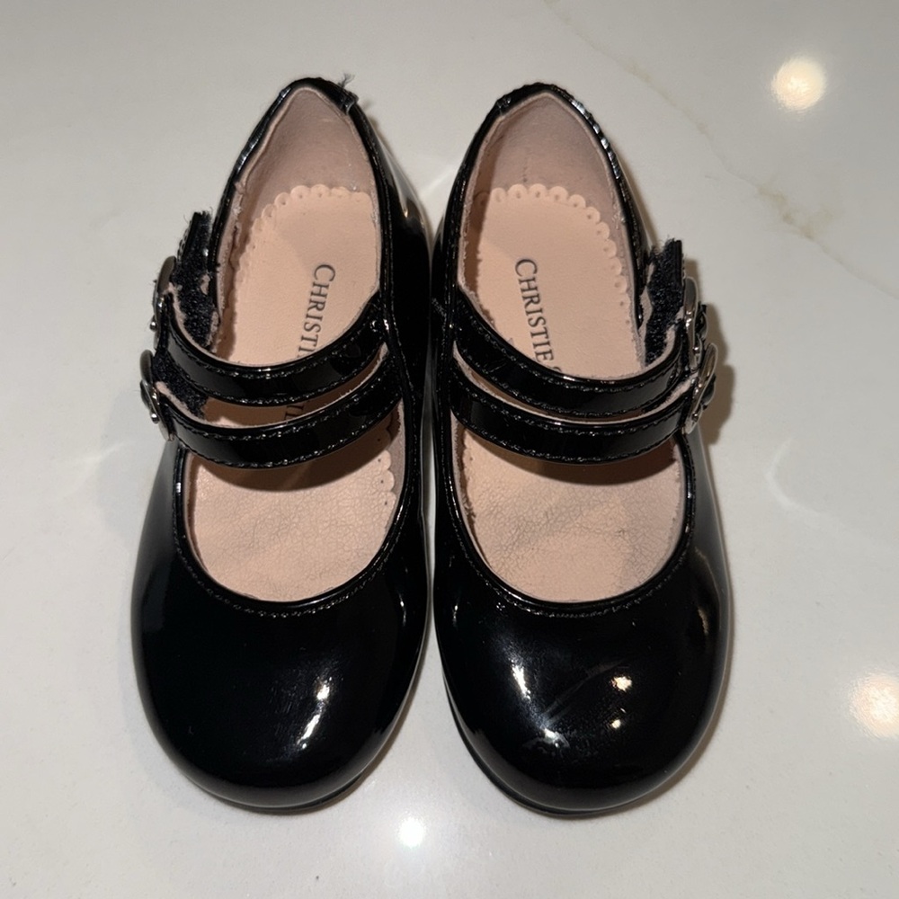 Toddler Black Patent Dress Shoes - Picture 3 of 7